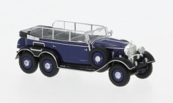 Brekina 21077 - H0 - Mercedes-Benz G4 - dunkelblau/schwarz